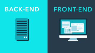frontend و backend