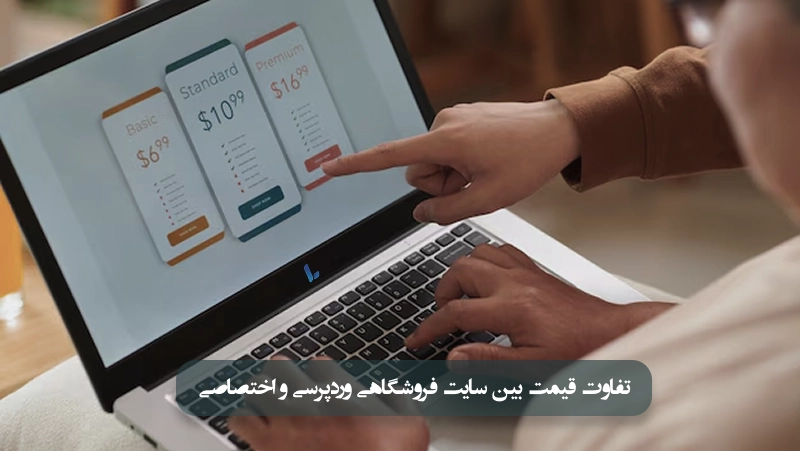 تفاوت قیمت بین سایت فروشگاهی وردپرسی و اختصاصی
