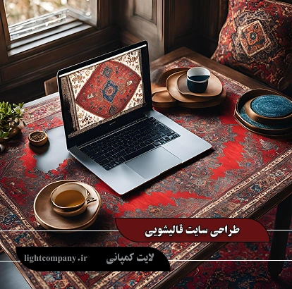 طراحی سایت قالیشویی