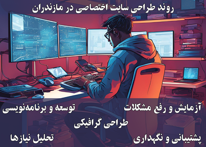 روند طراحی سایت اختصاصی در مازندران