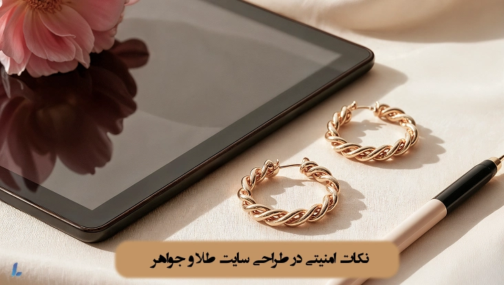 نکات امنیتی در طراحی سایت طلا و جواهر