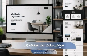 خدمات طراحی سایت تک صفحه ای